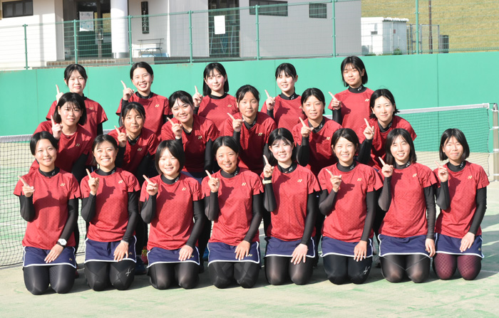 成美高女子ソフトテニス　全日本選抜で8強